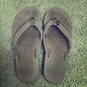 Rainbow🌈☁️ flip flops👡